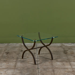 Brass Side Table in the Style of Maison Jansen