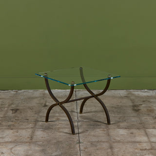 Brass Side Table in the Style of Maison Jansen