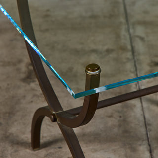 Brass Side Table in the Style of Maison Jansen