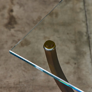 Brass Side Table in the Style of Maison Jansen