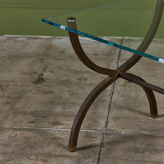 Brass Side Table in the Style of Maison Jansen