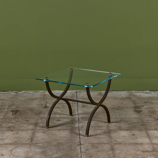 Brass Side Table in the Style of Maison Jansen