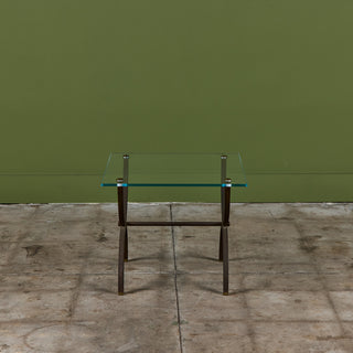 Brass Side Table in the Style of Maison Jansen