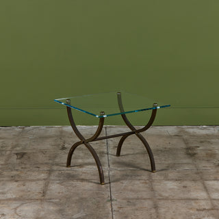Brass Side Table in the Style of Maison Jansen