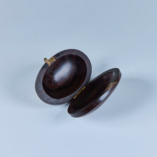 Wood Hinged Shell Box