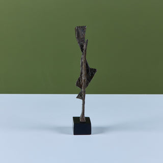 Abstract Bronze Mounted Sculpture