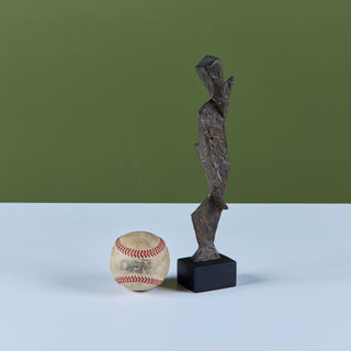 Abstract Bronze Mounted Sculpture