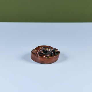 Cast Bronze Figure Ashtray