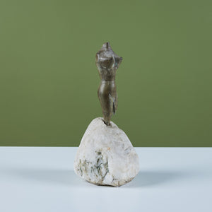 'Two Sides Of Eve' Bronze Mounted Sculpture