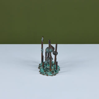 Klaus Ihlenfeld Abstract Bronze Sculpture