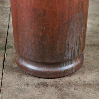 Patinated Copper Waste Bin