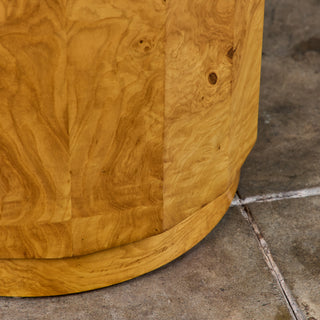 Burl Wood Side Table by Edward Wormley for Dunbar