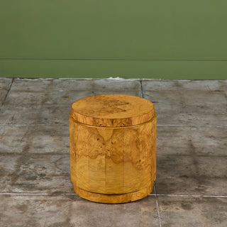 Burl Wood Side Table by Edward Wormley for Dunbar