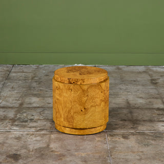 Burl Wood Side Table by Edward Wormley for Dunbar