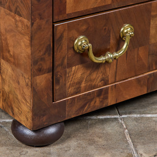 Patchwork Burlwood Coffee Table Chest