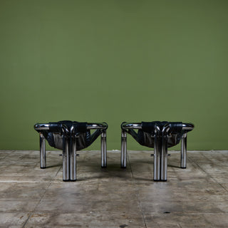Pair of  "Palo Alto" Lounge Chairs by Byron Botker for Landes Manufacturing Co.