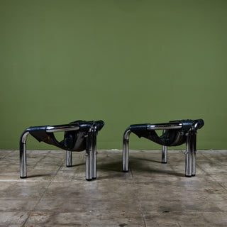 Pair of  "Palo Alto" Lounge Chairs by Byron Botker for Landes Manufacturing Co.