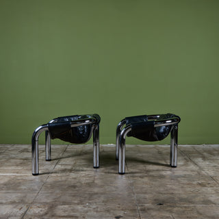 Pair of  "Palo Alto" Lounge Chairs by Byron Botker for Landes Manufacturing Co.