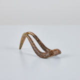 Carl Auböck Snakeskin Wrapped Brass Pipe Stand