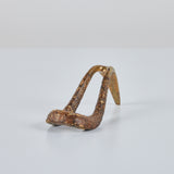 Carl Auböck Snakeskin Wrapped Brass Pipe Stand