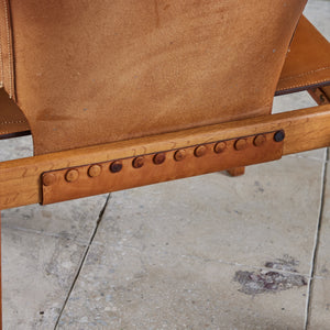 Carl-Axel Acking 'Trienna' Leather Lounge Chair