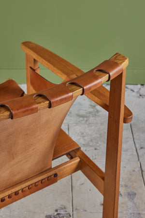 Carl-Axel Acking 'Trienna' Leather Lounge Chair