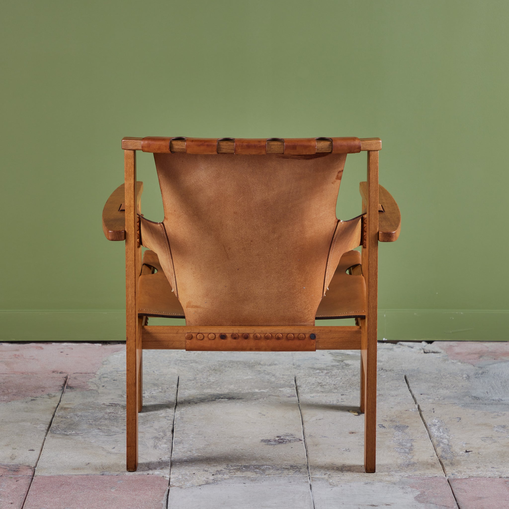 Carl-Axel Acking 'Trienna' Leather Lounge Chair