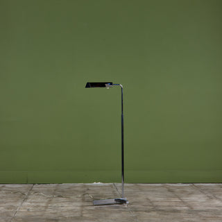 Casella Chrome Floor Lamp with T Base