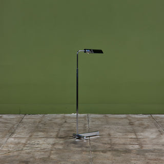 Casella Chrome Floor Lamp with T Base