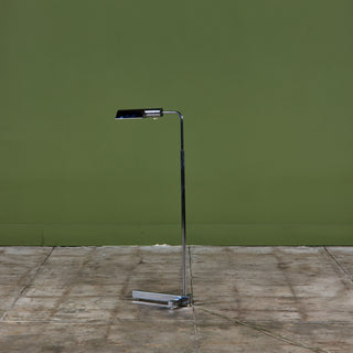 Casella Chrome Floor Lamp with T Base
