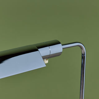 Casella Chrome Floor Lamp with T Base