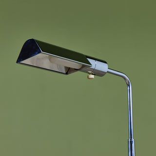 Casella Chrome Floor Lamp with T Base