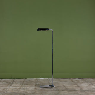 Casella Chrome Floor Lamp with T Base
