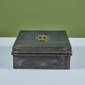 Metal Storage Box with Key