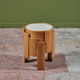 Set of Four Side Tables by Gianfranco Frattini for Cassina