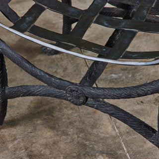 Cast Bronze Dog-Head Curule Stool