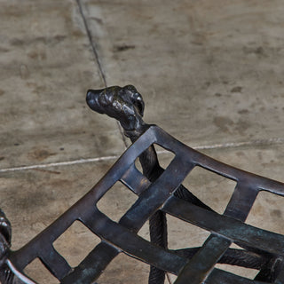 Cast Bronze Dog-Head Curule Stool