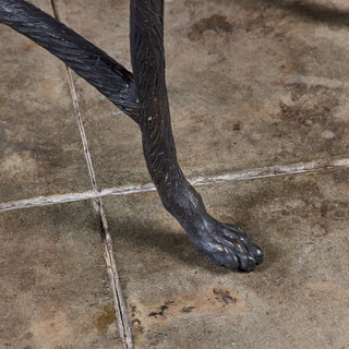 Cast Bronze Dog-Head Curule Stool