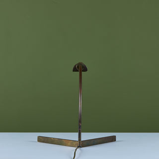 Cedric Hartman Patinated Brass Desk Lamp