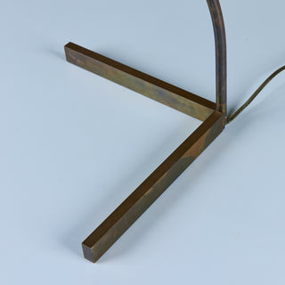 Cedric Hartman Patinated Brass Desk Lamp