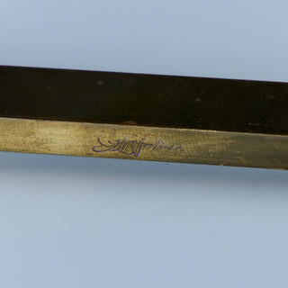 Cedric Hartman Patinated Brass Desk Lamp
