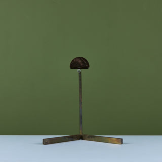 Cedric Hartman Patinated Brass Desk Lamp