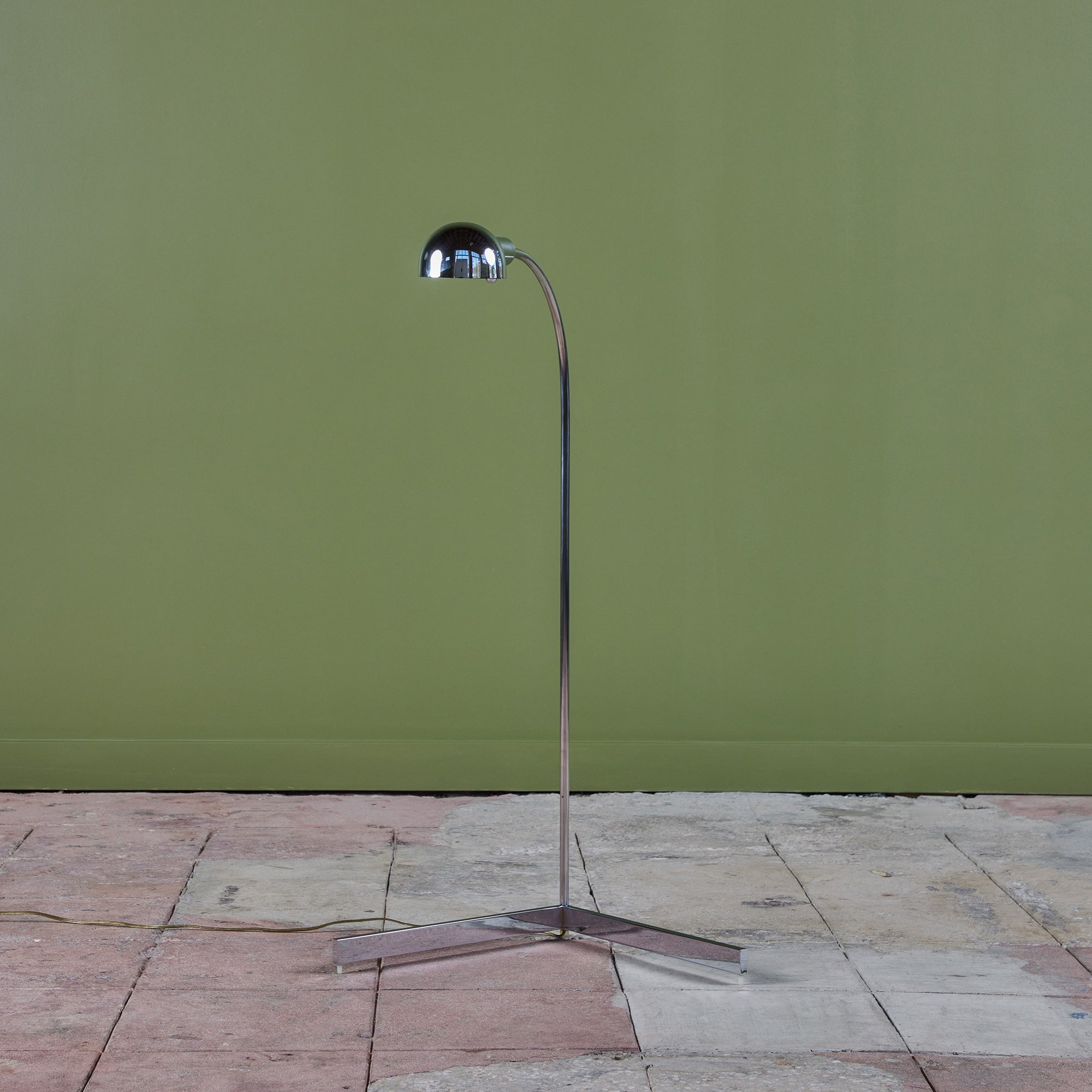 Cedric Hartman 2H Stainless Steel Pharmacy Floor Lamp