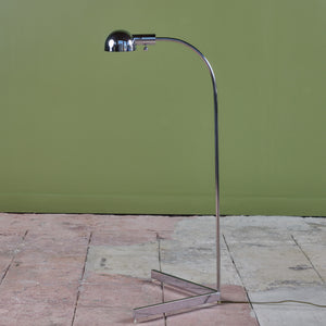 Cedric Hartman 2H Stainless Steel Pharmacy Floor Lamp