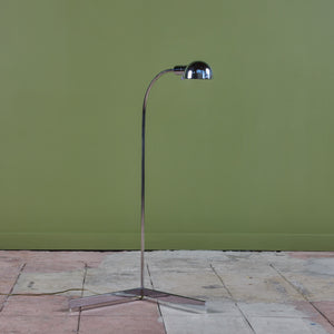 Cedric Hartman 2H Stainless Steel Pharmacy Floor Lamp