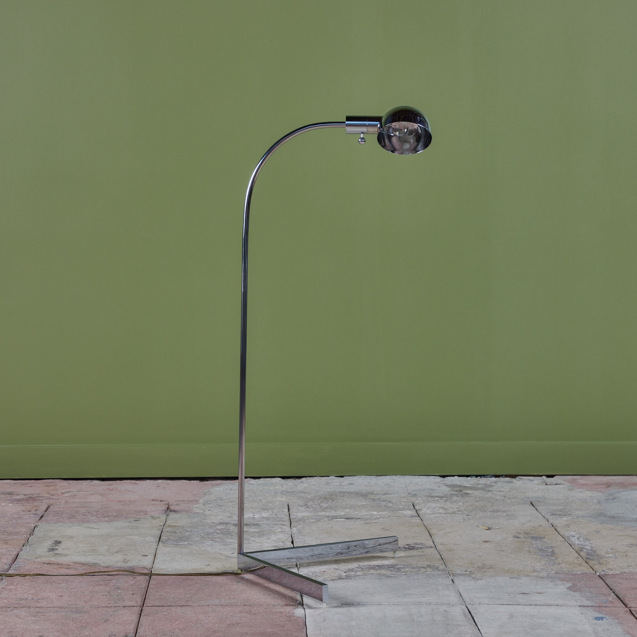 Cedric Hartman 2H Stainless Steel Pharmacy Floor Lamp