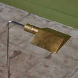 Cedric Hartman Brass and Stainless Steel Floor Lamp