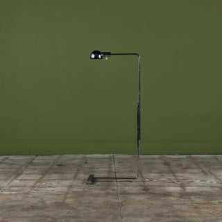 Cedric Hartman Stainless Steel Parallel Bar Pharmacy Floor Lamp