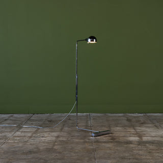 Cedric Hartman Stainless Steel Parallel Bar Pharmacy Floor Lamp