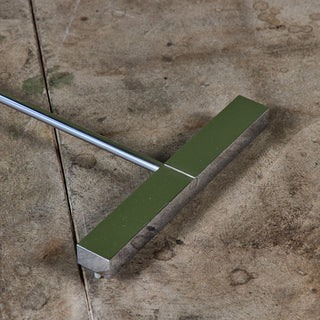 Cedric Hartman Stainless Steel Parallel Bar Pharmacy Floor Lamp